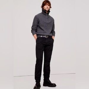 🕶️BANANA REPUBLIC🕶️40X30 CLASSIC BLACK 5 POCKET CHINOS🕶️NWT!!!